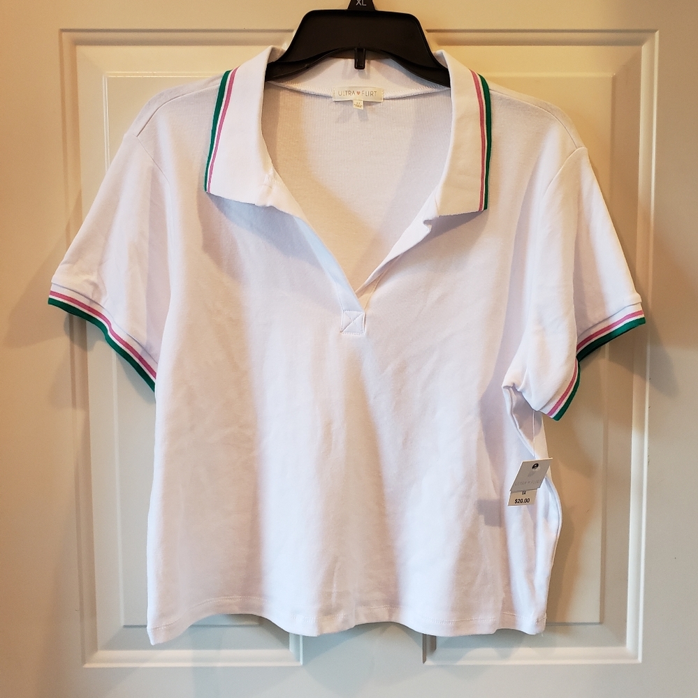 Cropped Polo NWT